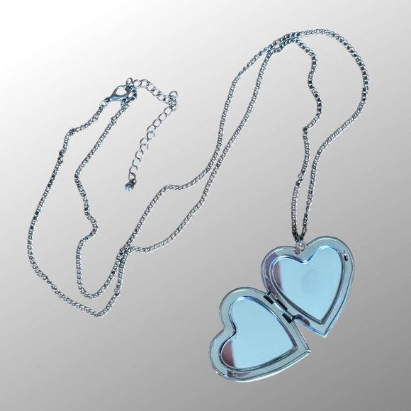 Jewelry - 🌸Silver Tone Heart Locket Necklace